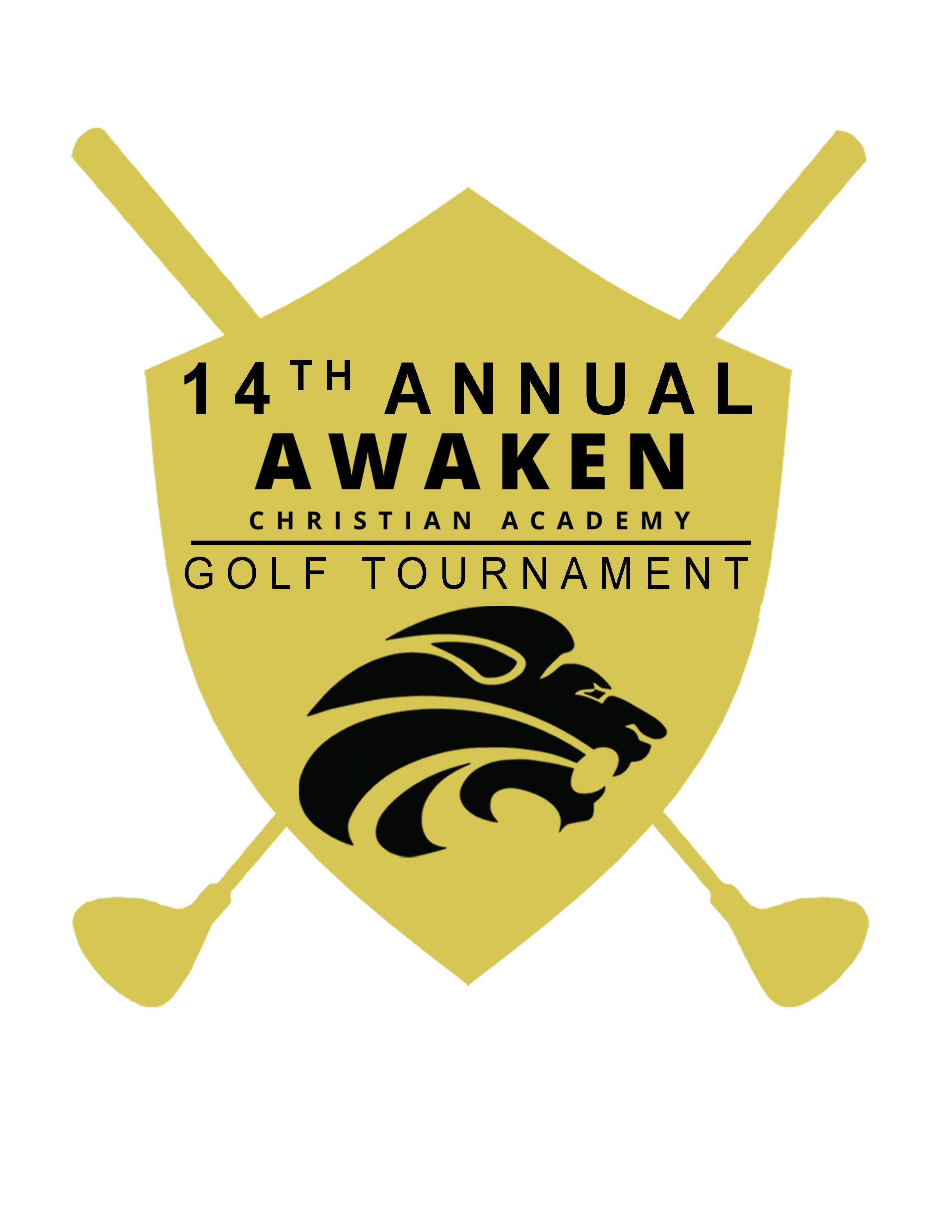 14th annual golf tournament logo